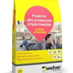 Pastina Weber Prestige Impermeable X 5kg Color Habano